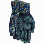 MIDWEST QUALITY GLOVES Max Grip Women's Gardening Gloves, Blue