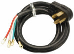PT HO WAH GENTING Dryer Electrical Cord, 10/4 SRDT Black Round, 6 Ft. ELECTRICAL PT HO WAH GENTING