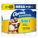 PROCTER & GAMBLE Essentials Soft Toilet Paper, 330 Sheets Per Mega Roll, 12 Rolls