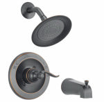 DELTA FAUCET CO Windemere Bronze Single-Handle Tub/Shower Faucet + Showerhead PLUMBING, HEATING & VENTILATION DELTA FAUCET CO