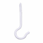 PANACEA PRODUCTS CORP Ceiling Plant Hook, White, 2.6 x .7 In., 5-Pk.