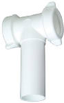 PLUMB SHOP DIV BRASSCRAFT Lavatory/Kitchen Drain Center Outlet Tee & Tailpiece, White Plastic PLUMBING, HEATING & VENTILATION PLUMB SHOP DIV BRASSCRAFT