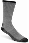 WIGWAM MILLS INC Work Socks, Gray, Men's Medium, 2-Pk.