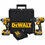 BLACK & DECKER/DEWALT 20-Volt Max Hammer Drill & Impact Driver Combo Kit, 2 Lithium-Ion Batteries