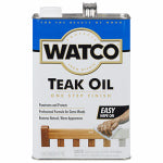 WATCO Watco 242225 Teak Oil Finish, Clear, Liquid, 1 gal, Can PAINT WATCO