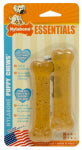 NYLABONE PRODUCTS Teething Puppy Chew Treats, Chicken Flavor, Up to 15 Lbs., 2-Ct.