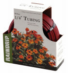 RAINDRIP INC Water Supply Tubing, Redwood Polyethylene,1/4-In. x 50 Ft.