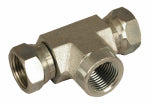MI CONVEYANCE SOLUTIONS T Fitting Swivel Hydraulic Adapter, 1/2-In. FP HARDWARE & FARM SUPPLIES MI CONVEYANCE SOLUTIONS