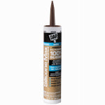 DAP GLOBAL INC Silicone Max Premium Sealant, 100% Silicone, Brown, 10.1-oz.