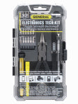 GENERAL TOOLS MFG 32-Pc. Electronic Tools Tech Kit for DIY Electronics Repairs