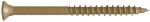OMG INC Deck Screws With Bit, Gold, 3-1/2 In., 350-Pk. HARDWARE & FARM SUPPLIES OMG INC