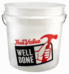 LEAKTITE White Plastic Pail, 2-Gallons