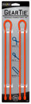 NITE IZE INC Gear Tie Reusable Rubber Twist Tie, Bright Orange, 24-In., 2-Pk.