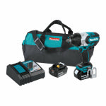 MAKITA USA INC 18-Volt LXT Cordless Impact Wrench Kit, Brushless Motor, 1/2-In. Square Drive, 2 Lithium-Ion Batteries