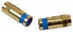 JEM ACCESSORIES, INC. RG6 Quad Compression Connector, 12-Pk. ELECTRICAL JEM ACCESSORIES, INC.