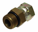 MI CONVEYANCE SOLUTIONS Hydraulic Adapter, 3/8-In. Male 0-Ring Boss x 1/4-In. FP Swivel HARDWARE & FARM SUPPLIES MI CONVEYANCE SOLUTIONS