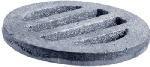 B&K LLC Cast Iron Bar Grate, 4-In. PLUMBING, HEATING & VENTILATION B&K LLC