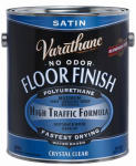 VARATHANE Rust-Oleum 230231 Crystal Clear Floor Finish, Liquid, Crystal Clear, 1 gal, Can PAINT VARATHANE