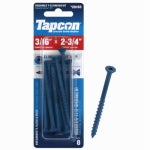 ITW BRANDS Star Drive Concrete Anchors, 3/16 x 1-1/4 In., 8-Pk. HARDWARE & FARM SUPPLIES ITW BRANDS