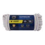 RICHELIEU AMERICA LTD. Clothesline, PVC Diamond Braided Cotton, 3/8 In. x 50 Ft. HARDWARE & FARM SUPPLIES RICHELIEU AMERICA LTD.