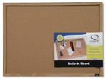 ACCO BRANDS INC Cork Bulletin Board with Wood Frame, 17 x 23 In.