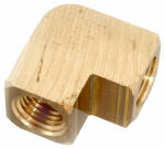 ANDERSON METALS CORP Pipe Fitting, 90-Degree Elbow, Lead Free Brass, 3/8 In. FPT PLUMBING, HEATING & VENTILATION ANDERSON METALS CORP