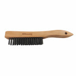 ALLWAY TOOLS INC. Wire Brush, Wood Handle, 4 x 16 Rows