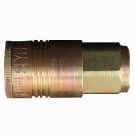 MILTON INDUSTRIES Compressor Coupler, P-Style, Female, 1/4 In. NPT