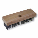 ALLWAY TOOLS INC. Wire Brush, Wood Handle, 6 x 19 Rows