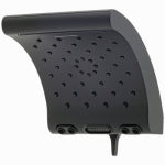 OXYGENICS Evolution 5-Spray WaterSense Rain Shower Head, Fixed Mount, 1.8 GPM, Matte Black, 8.75 In. PLUMBING, HEATING & VENTILATION OXYGENICS