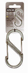 NITE IZE INC S-Biner Carabiner Clip, #5, Stainless Steel