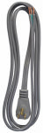 PT HO WAH GENTING 6-Ft. 16/3 SPT-3 Gray Power Supply Replacement Cord
