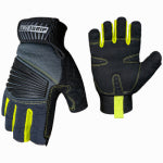 BIG TIME PRODUCTS LLC Pro Fingerless Gloves, Padded Palm, Men's L