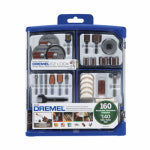 DREMEL MFG CO Rotary Accessory Kit, 160-Pc. TOOLS DREMEL MFG CO