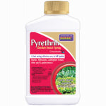 BONIDE Pyrethrin Garden Insect Spray, Fast Acting Outdoor Garden Insecticide, 8 oz. Ready-to-Mix Concentrate