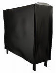 PANACEA PRODUCTS CORP Fireplace Rack Cover, Black Vinyl, 4 Ft.