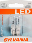 OSRAM SYLVANIA INC 194 T10 W5W LED White Mini Car Bulbs, 194SL BP2, 2-Pk. AUTOMOTIVE OSRAM SYLVANIA INC