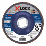 ROBERT BOSCH TOOL GROUP X-Lock Flap Disc, Type 27, 40-Grit, 4.5-In. TOOLS ROBERT BOSCH TOOL GROUP