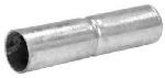 MIDWEST AIR TECHNOLOGIES Galvanized Chain Link Top Rail Sleeve, 1-3/8 x 6 In.