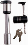 MASTER LOCK CO 5/8-In. Barbell Receiver Pin & Coupler Lock, Stainless Steel Sleeve AUTOMOTIVE MASTER LOCK CO