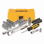 STANLEY CONSUMER TOOLS 50-Pc Mechanics Tool & Socket Set, SAE & Metric