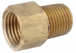 ANDERSON METALS CORP Brass Threaded Inverted Flare Connector, 1/4 x 1/4 In. PLUMBING, HEATING & VENTILATION ANDERSON METALS CORP