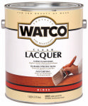 WATCO WATCO 63031 Lacquer, Gloss, Liquid, Clear, 1 gal, Can PAINT WATCO