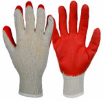 BIG TIME PRODUCTS LLC Latex-Coated Gloves, Knit Shell, Men's Large, 3-Pk.