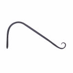 PANACEA PRODUCTS Hanging Plant Hook, Angled, Black, 12-In. LAWN & GARDEN PANACEA PRODUCTS