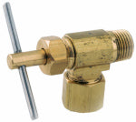 ANDERSON METALS CORP Needle Valve, 90-Degree, 1/4 In. Compression x 1/8 In. MIP PLUMBING, HEATING & VENTILATION ANDERSON METALS CORP