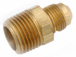 ANDERSON METALS CORP Brass Flare Connector, Lead Free, 3/8 x 1/2 In. MIP