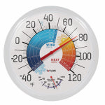 TAYLOR PRECISION PRODUCTS Outdoor Thermometer & Hygrometer + Wind Chill/Heat Index, 13.25-In.