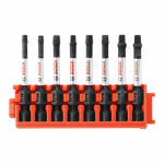 ROBERT BOSCH TOOL GROUP 8-Pc. Impact Tough Power Bit Set, Square, 2 In. TOOLS ROBERT BOSCH TOOL GROUP