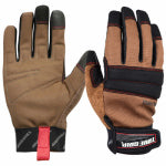 BIG TIME PRODUCTS LLC Hi-Dexterity Work Gloves, Duck Canvas, Men's XL